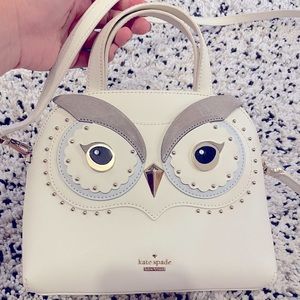 Kate Spade owl satchel crossbody bag